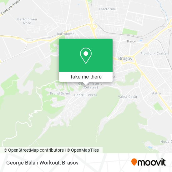 George Bălan Workout map