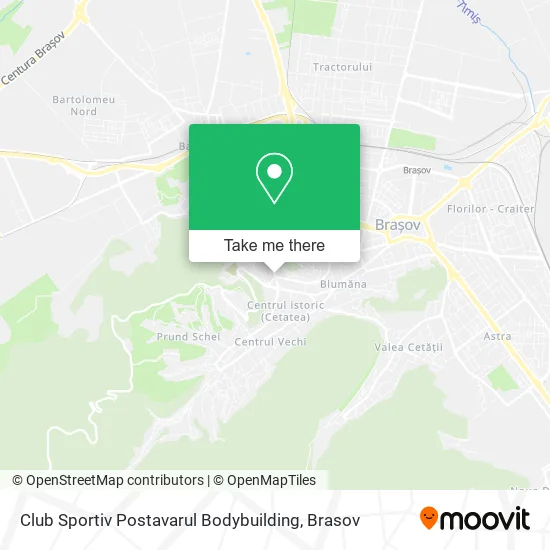 Club Sportiv Postavarul Bodybuilding map