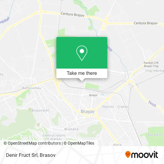 Denir Fruct Srl map