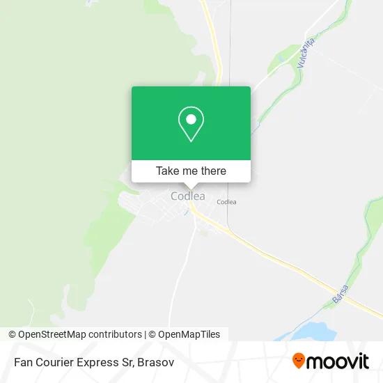 Fan Courier Express Sr map