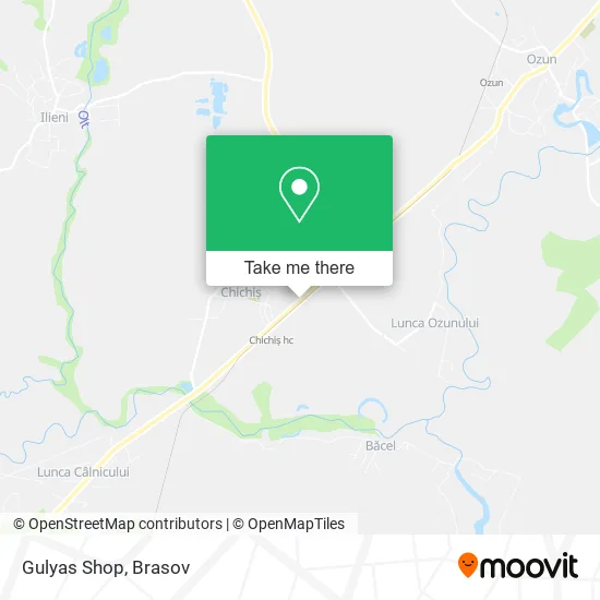 Gulyas Shop map