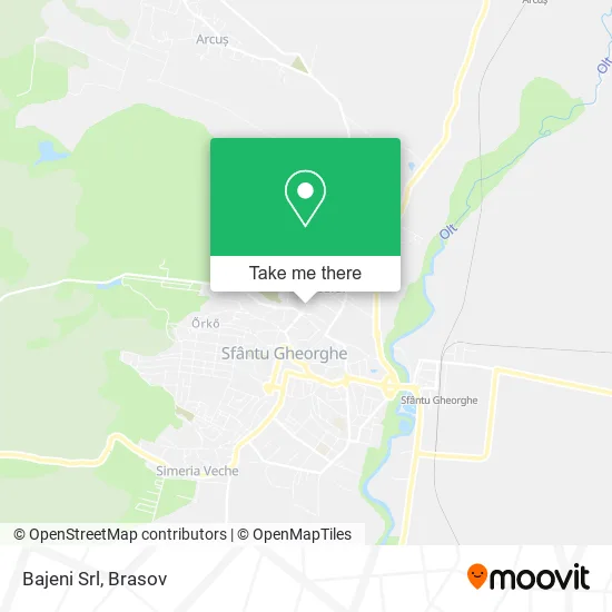 Bajeni Srl map