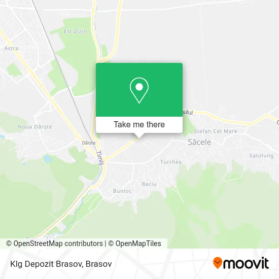 Klg Depozit Brasov map