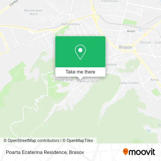 Poarta Ecaterina Residence map
