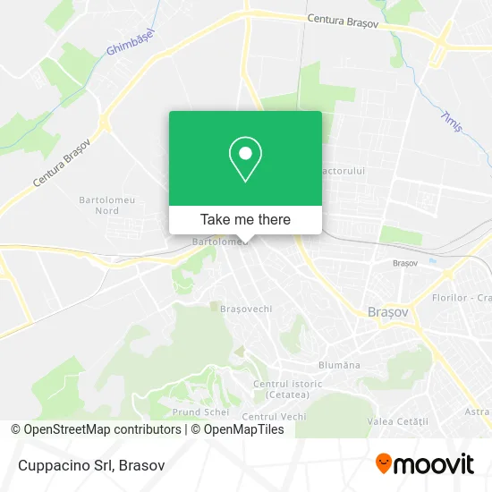 Cuppacino Srl map