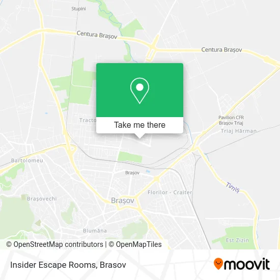 Insider Escape Rooms map