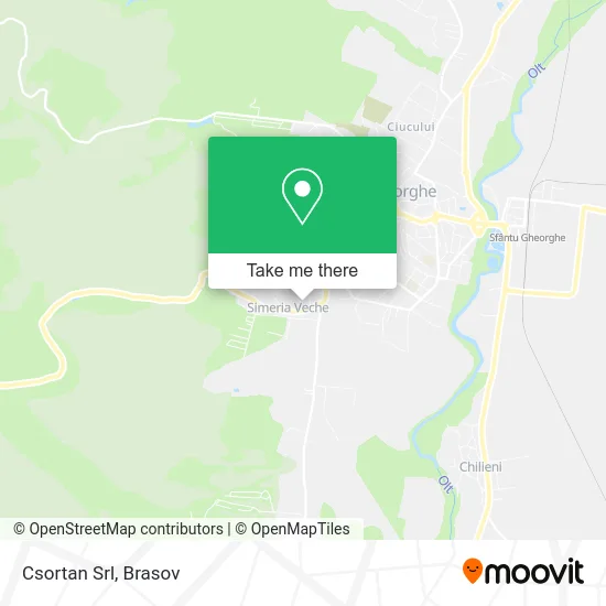 Csortan Srl map