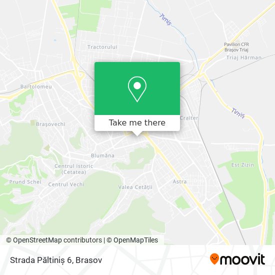 Strada Păltiniș 6 map
