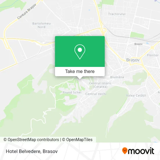 Hotel Belvedere map