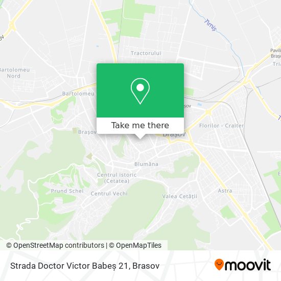 Strada Doctor Victor Babeș 21 map