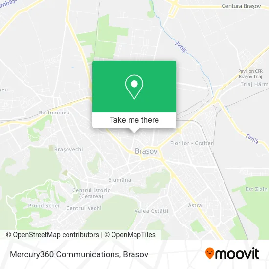 Mercury360 Communications map