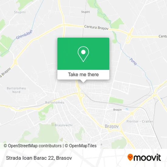 Strada Ioan Barac 22 map