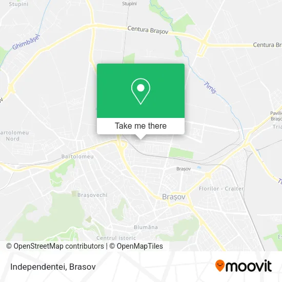 Independentei map