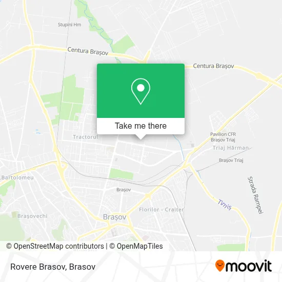Rovere Brasov map