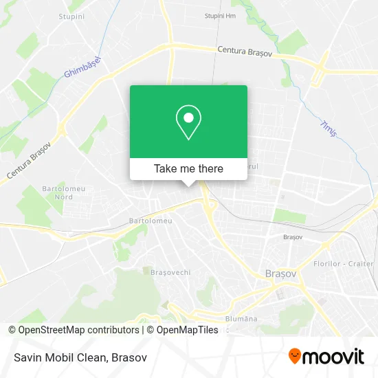 Savin Mobil Clean map