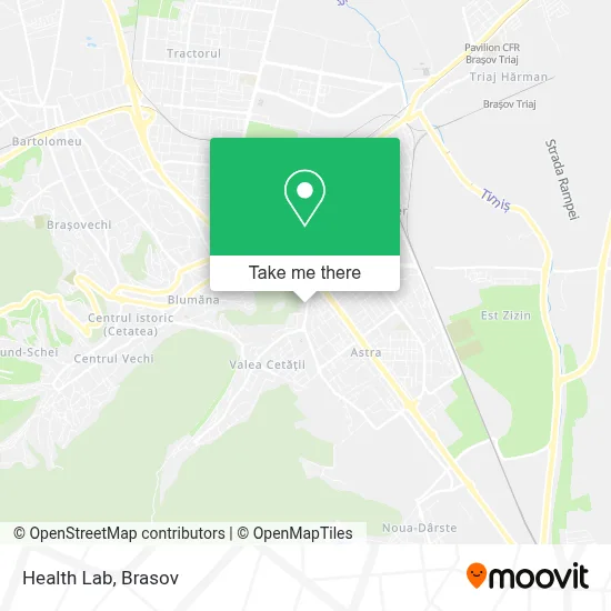 Health Lab map