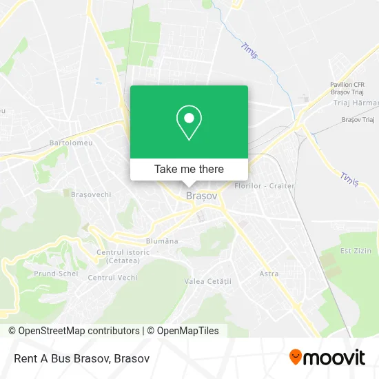 Rent A Bus Brasov map