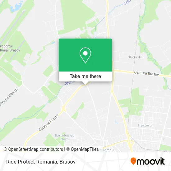 Ride Protect Romania map