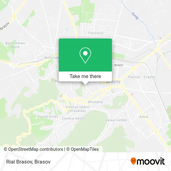 Rial Brasov map