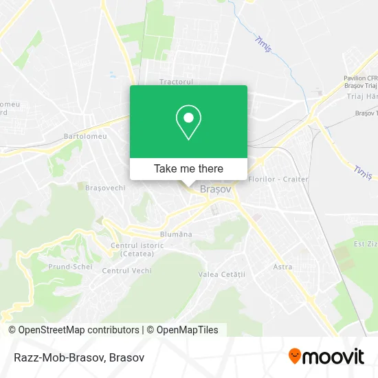 Razz-Mob-Brasov map
