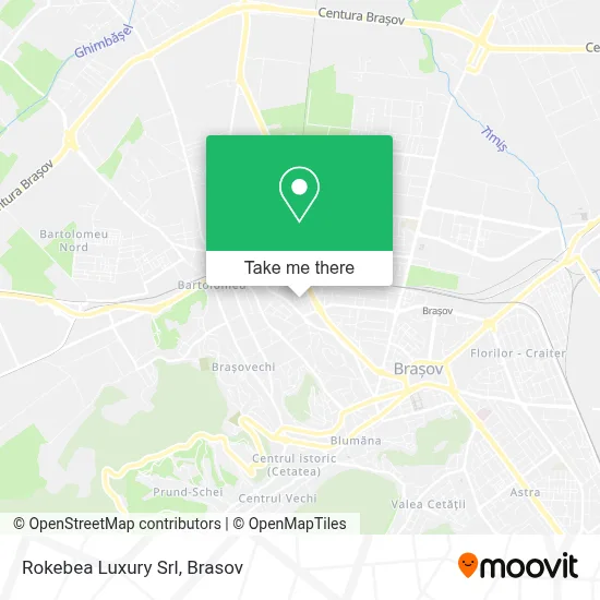 Rokebea Luxury Srl map