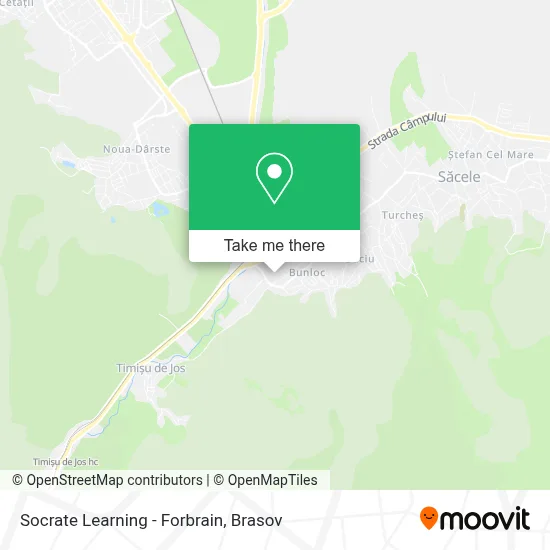 Socrate Learning - Forbrain map