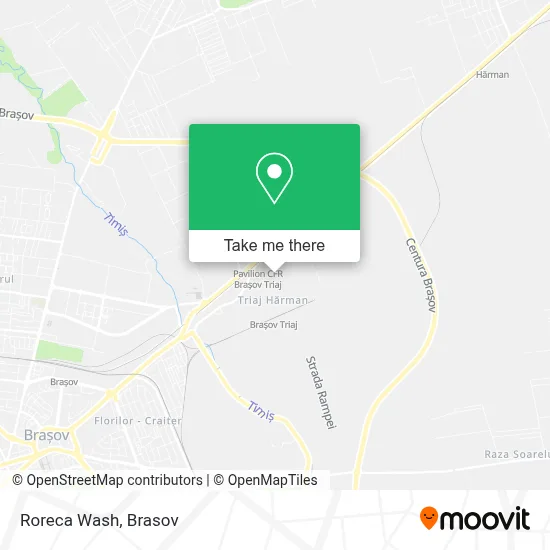 Roreca Wash map