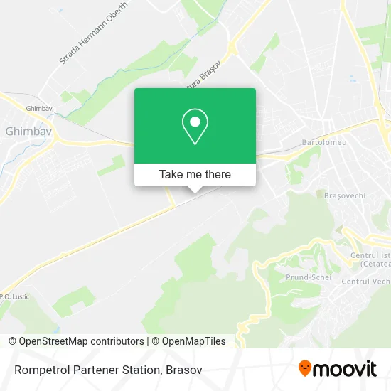 Rompetrol Partener Station map
