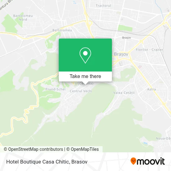 Hotel Boutique Casa Chitic map