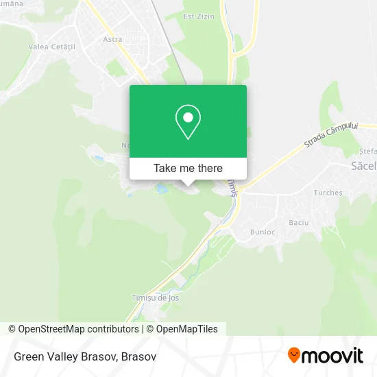 Green Valley Brasov map