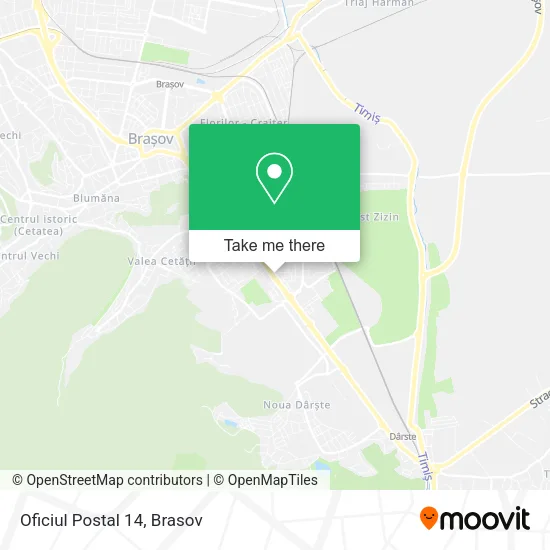 Oficiul Postal 14 map