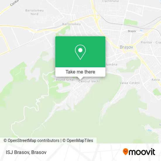 ISJ Brasov map