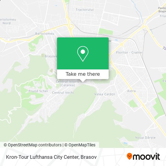 Kron-Tour Lufthansa City Center map