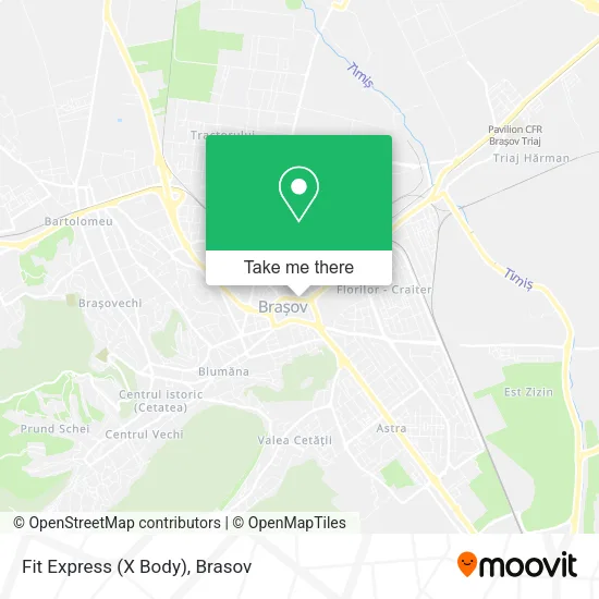 Fit Express (X Body) map