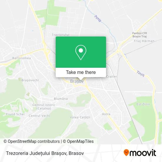 Trezoreria Județului Brașov map