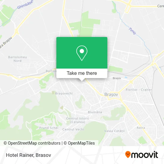 Hotel Rainer map