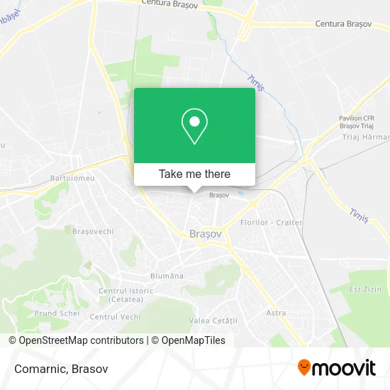 Comarnic map