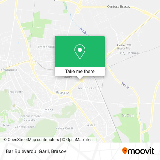 Bar Bulevardul Gării map