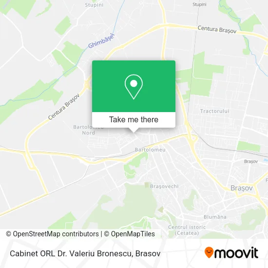 Cabinet ORL Dr. Valeriu Bronescu map