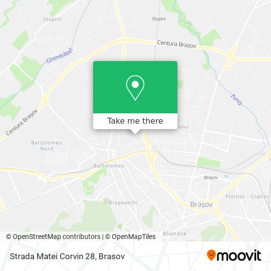 Strada Matei Corvin 28 map