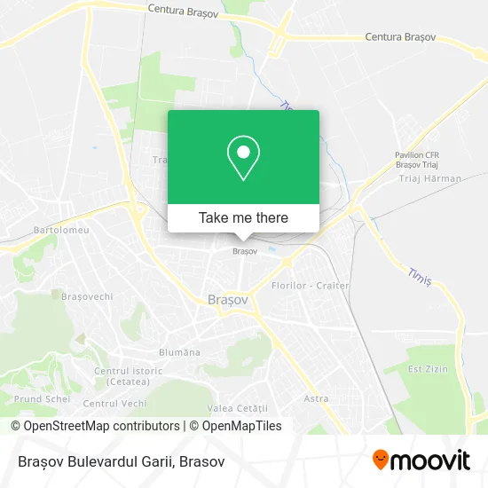 Brașov Bulevardul Garii map