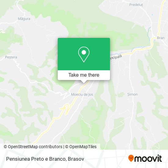 Pensiunea Preto e Branco map