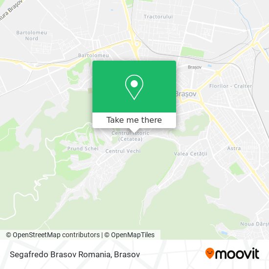 Segafredo Brasov Romania map