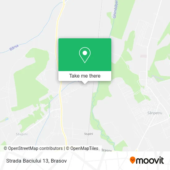 Strada Baciului 13 map