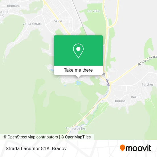 Strada Lacurilor 81A map