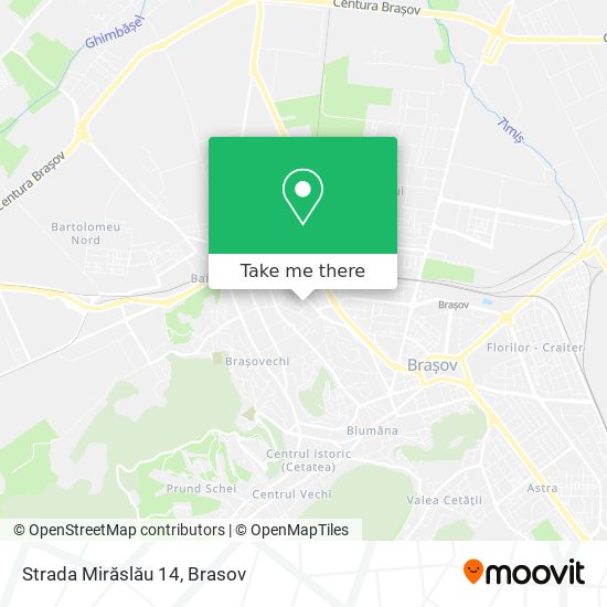 Strada Mirăslău 14 map
