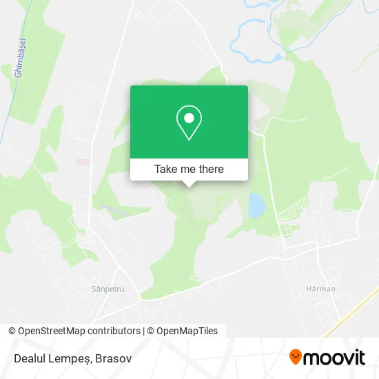 Dealul Lempeș map