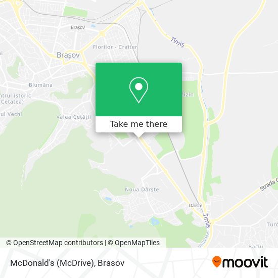 McDonald's (McDrive) map