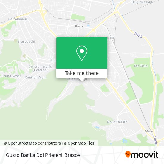 Gusto Bar La Doi Prieteni map