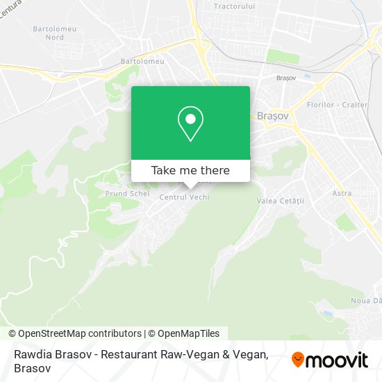 Rawdia Brasov - Restaurant Raw-Vegan & Vegan map
